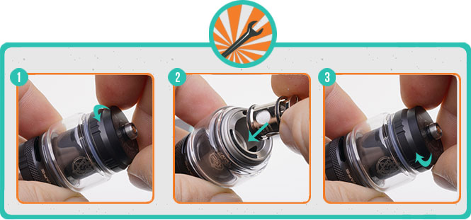 Changement des résistances du Kit Centaurus M200 Lost Vape
